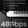 Ugreen 3M HDMI 2.1 UHD/3D 8K (7680x4320@60Hz) 48Gbps Ultra High Speed Cotton Braided (Nickel-Plated) Cable (Brand New/Warranty) Image 6