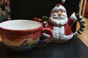 Christmas Santa Design 1 Cup Teapot