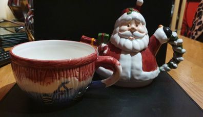 Christmas Santa Design 1 Cup Teapot