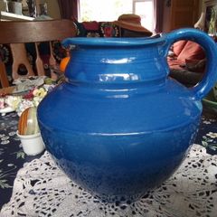 Large Barnum Studio Pottery Blue Jug