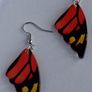 Monarch Butterfly Wing Earrings Image 5