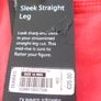 Ladies Red Straight Leg Jeans for Sale Image 6