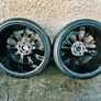 R20 5x120 BMW Style 669M staggered alloy wheels with good tyres Image 6