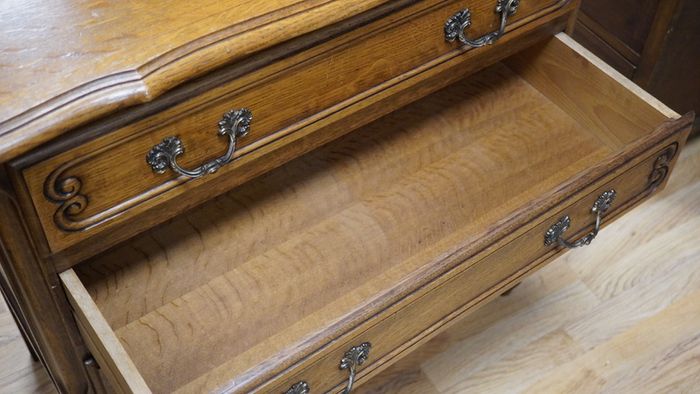 Vintage French Oak Chest of Drawers