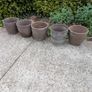 5 flower pots Image 2