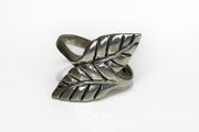 Sterling Silver Leaf Ring (925)