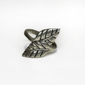 Sterling Silver Leaf Ring (925)