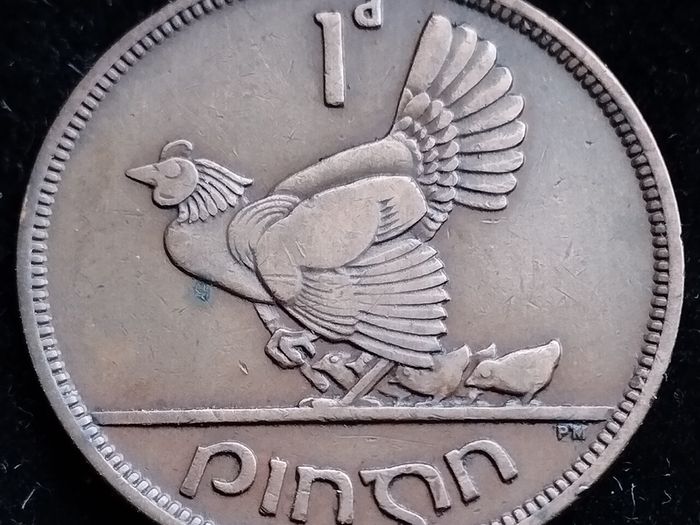 Ireland - 1940 - Penny - Hen - KM.11 - [2749]