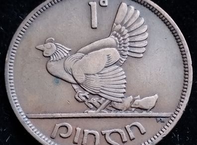 Ireland - 1940 - Penny - Hen - KM.11 - [2749]