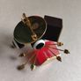 Surrealist Art Brooch Atomic Style Image 4