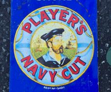 enamel sign