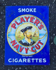 enamel sign