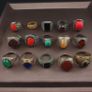 Antique Brass Ring Collection 15 Mixed Vintage Handmade Rings Image 8