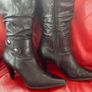 Marco Tozzi  Black leather boots-Softest Leather High Heels Size Uk 6 Eu 39.  Elegant.  In SUPER Condition. Image 6