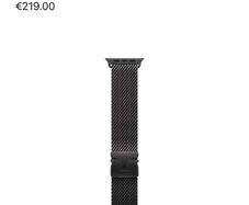Genuine Apple watch S 49MM Titanium Milanese strap