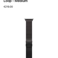 Genuine Apple watch 49MM Titanium Milanese strap