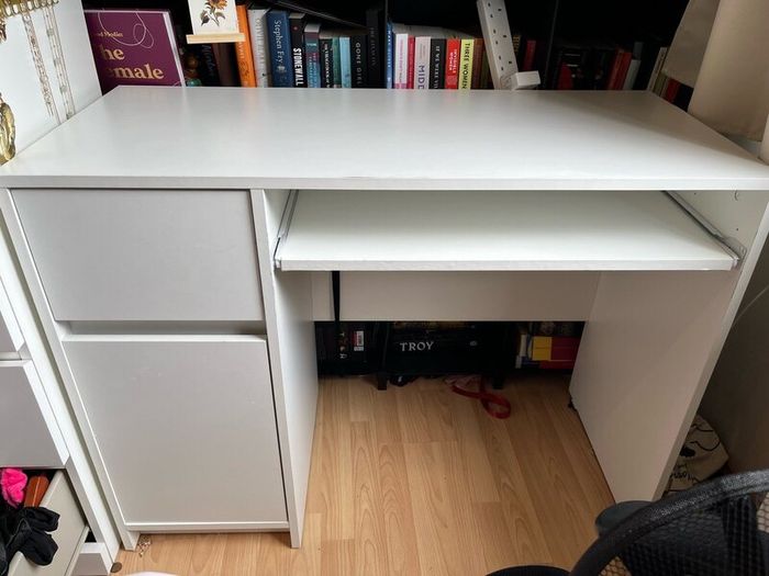White desk