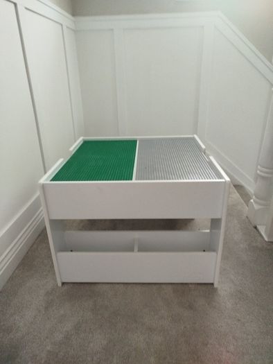 Build-It Build 'N' Store Wooden Storage Base Plate Table