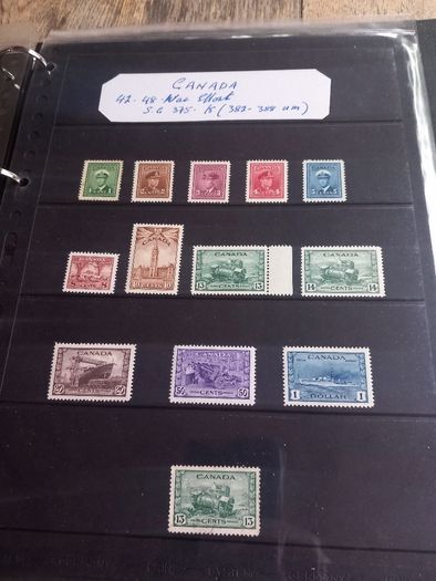 Canadian stamps, some rare, D18 Free Reg post