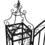 Ornamental Garden Gate Wrought Iron 122x20.5x134 cm Image 6