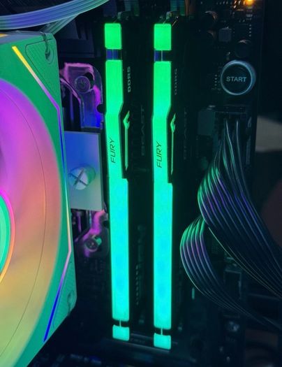 Ddr5 Ram 16gb (2x8gb) Cl40 6000mhz Kingston Fury Rgb Xmp Desktop