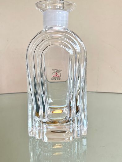 Vintage Italian Lead Crystal Decanter Bottle, Cristalli Puthod