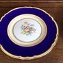 A Pair of 9 inch Crown Staffordshire Bone china floral plates Image 4