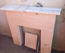 marble fireplace