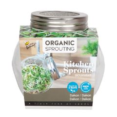 Buzzy Organic Sprouting Pot Daikon Microgreens 7.5g