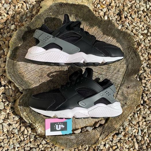 Premium Nike Air Huarache Black Grey