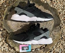 Premium Nike Air Huarache Black Grey