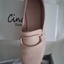 Cinders Leather Loafer Shoes - Light Pink - UK 6 EU 39 - RRP 80 Image 2