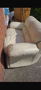 Cream 2 Seater Sofa. Good condition.
