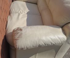 Cream 2 Seater Sofa. Good condition.