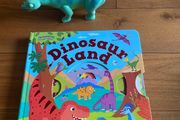 Dinosaur interactive book and toy