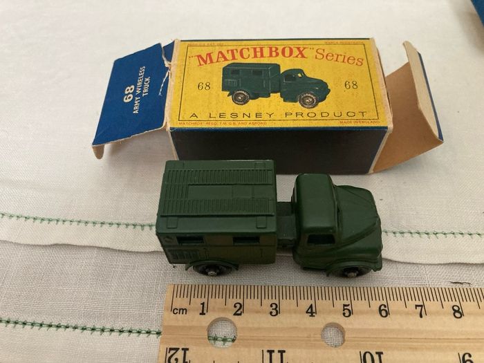 Matchbox 68. Austin radio truck MKII. Mint in box. 1959
