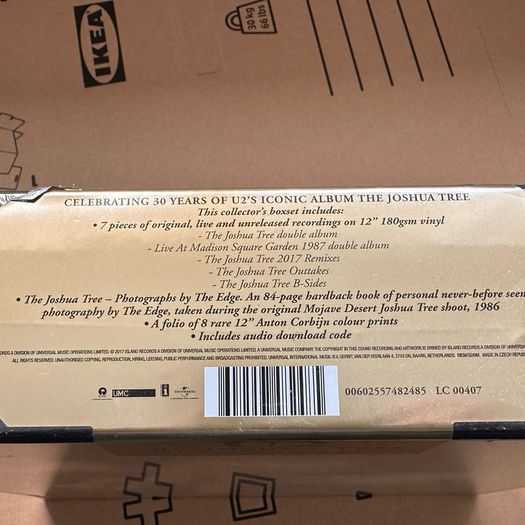 U2 the Joshua Tree vinyl box set sealed