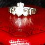 silver Claddagh ring Image 3