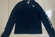 Boy's Abercrombie &amp; Fitch Long Sleeve Navy Top Size Large