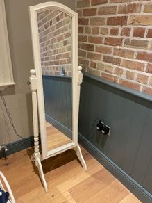 Wooden full length mirror