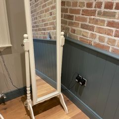 Wooden full length mirror