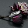 Vintage Diamond Eternity / Wedding Band Ring - Platinum Image 5