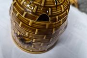 Vintage Hand Painted Honey Pot