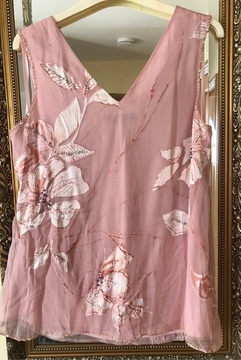 Designer Claudia Stevens Top Size 16 beautiful on