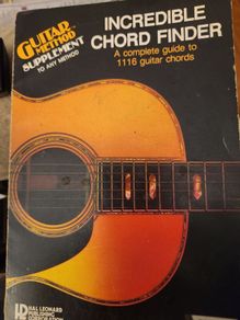 Incredible Chord Finder. A Complete Guide To 1116 Guitar Chords. Paperback In Good Condition.