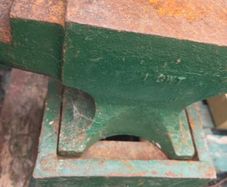 Brooks 1CWT 51kg Anvil - Made in England from Cast Steel - Worlds Best Anvil