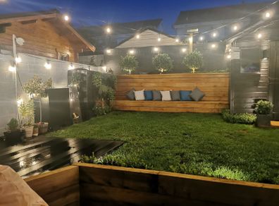 60m festoon garden lights