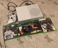 xbox one + controller + games