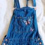 M&S Butterfly Applique Dungarees Age 15-16 Image 2
