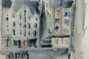 Watercolour - Edinburgh in the Rain
